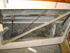 Continue to take off parts and trim inside the door
