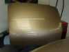 Boot lid in finishing coat