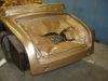 Back end of car in finishing coat